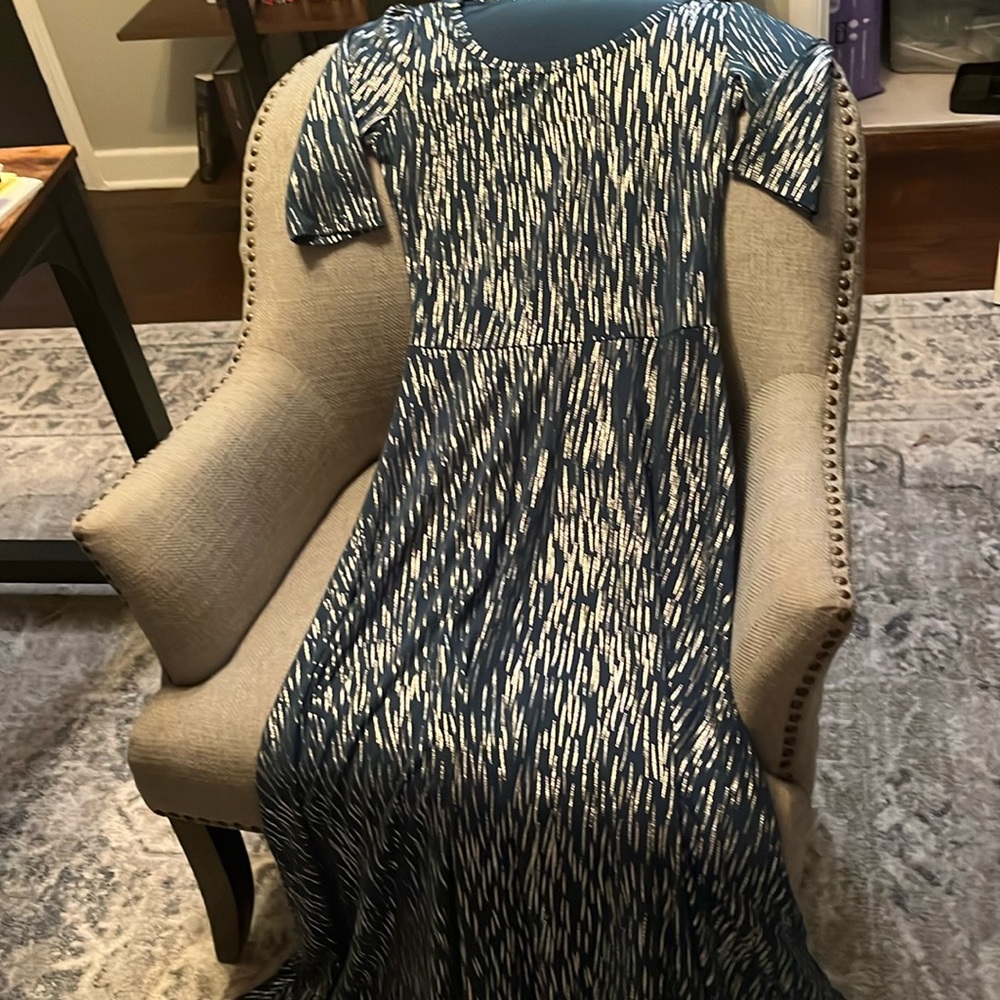 LuLaRoe Full-Length Dress 3/4 length sleeve